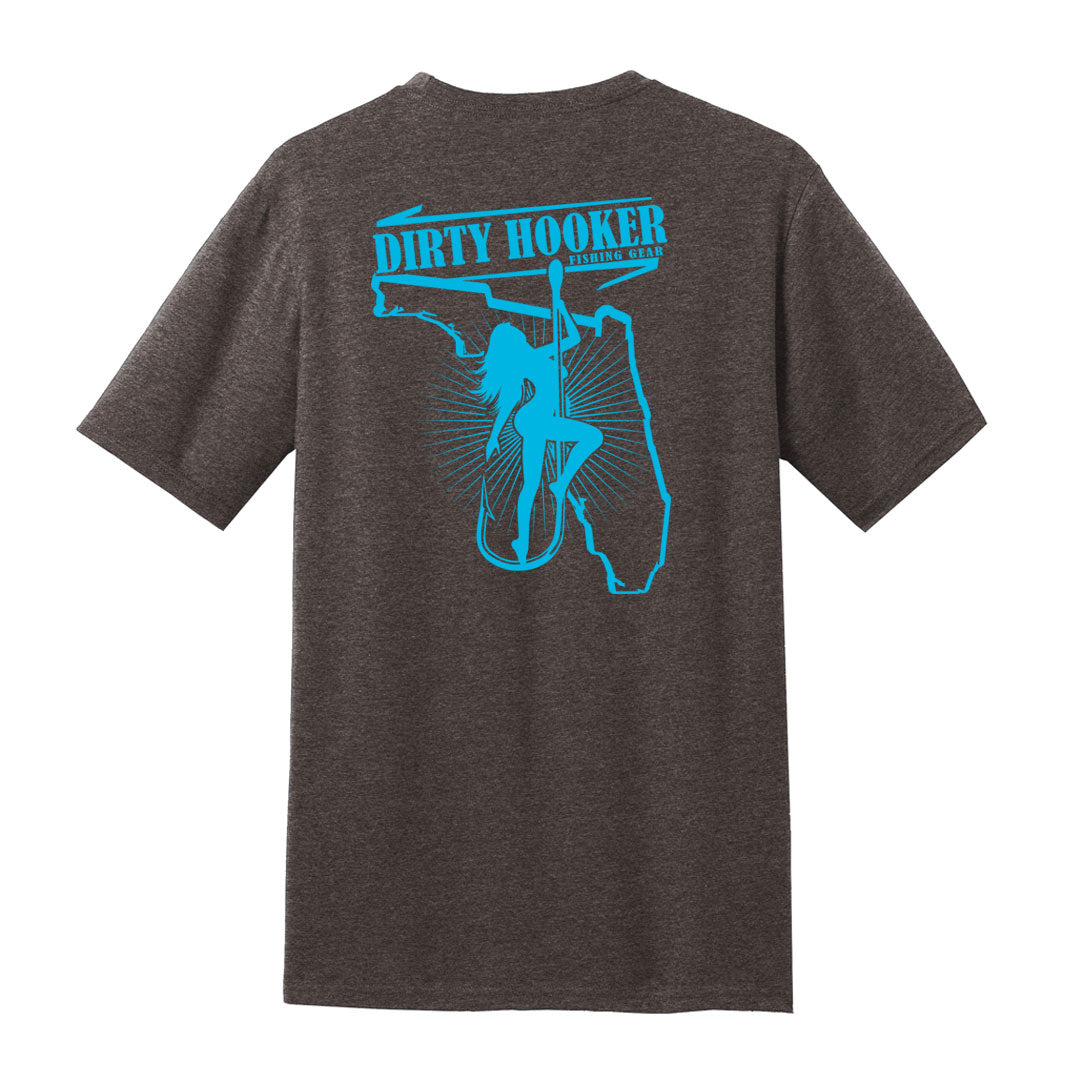Dirty Hooker Florida Shine Light Blue - Lightweight T-Shirt